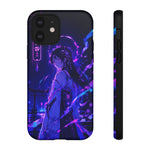 Neon Shrine Maiden phone case | Tough Case, anime vaporwave