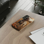 German Wirehaired Pointer Autumn Art Tough Phone Case
