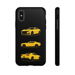 Yellow Camaro SS Muscle Car Phone Case Tough Multi View Print