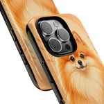 Pomeranian Tiny Fox Fluffy Art Tough Phone Case