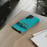 Turquoise 1960s GTO Car Phone Case | Retro Muscle Car