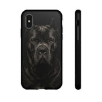 Cane Corso Powerful Dark Portrait Art Tough Phone Case
