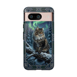 Norwegian Forest Cat Nordic Art Tough Phone Case