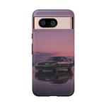 Sunset Skyline GT-R R32 phone case | car reflection, purple dusk