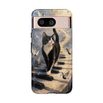 Piano Cat walking on keys Tough Case | Phone cover, musical cat art