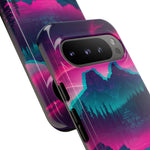2 Rounds Canada Retina Artwork Vaporwave Phone Case – Landscape Aesthetic