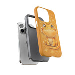 Bearded Dragon Kawaii Crown Art Tough Phone Case
