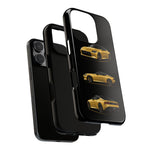 Gold Fairlady Z Classic Sports Car Tough Phone Case - 3 View