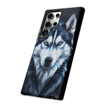 Siberian Husky Geometric Diamond Art Tough Phone Case