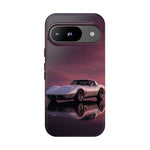 Soft White C3 Corvette Mauve Sky Phone Case