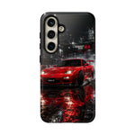 RX7 Phone Case Red, Night Drift JDM Sports Car Tough Cover, Gift