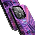 Empty Mall Escalator Vaporwave Art Tough Phone Case