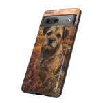 Border Terrier Earthy Watercolor Art Tough Phone Case