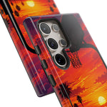 Basketball Court Sunset Phone Case | Tough Phone Case