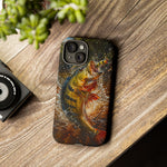 Peacock Bass Strike Phone Case Freshwater Fishing Gift for Anglers