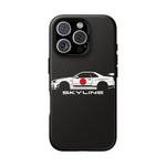 R34 Skyline Japanese Flag Race Car Phone Case | JDM GT-R Tough Cover
