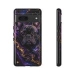 French Bulldog Galaxy Marble Art Tough Phone Case