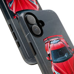 Red C8 Z06 Track Wing Tough Phone Case Cover Gift Art