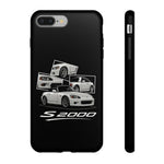 White S2000 Roadster Collage JDM Tough Phone Case Cover Gift