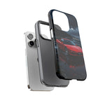Red Sports Car NSX Phone Case | Rainy Night JDM Supercar Protection