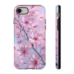 Pink Chrome Cherry Blossom Phone Case | Tough Cover