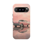 1957 Chevy Bel Air Blush Cream Tough Phone Case for Classic Car Fans
