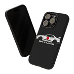 R34 Skyline Japanese Flag Race Car Phone Case | JDM GT-R Tough Cover