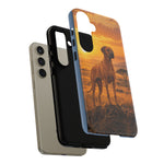 Rhodesian Ridgeback African Savanna Art Tough Phone Case