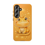 Bearded Dragon Kawaii Crown Art Tough Phone Case