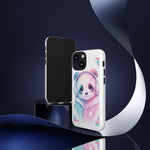 Pastel Panda Phone Case, Glitch Color Block Cover