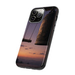 Temple Bell Sunset Phone Case Japan Zen Tough Case