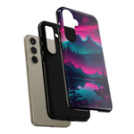 2 Rounds Canada Retina Artwork Vaporwave Phone Case – Landscape Aesthetic