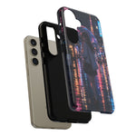Lofi Anime Rain Street Art Tough Phone Case