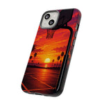 Basketball Court Sunset Phone Case | Tough Phone Case