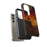 Western Sunset Cowboy Phone Case | Rugged Protective Cover