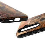 Border Terrier Earthy Watercolor Art Tough Phone Case