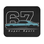 67 Camaro Muscle Car Mouse Pad | Super Sport Retro Racing Desk Mat