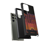 Silverado sunset truck Phone Case | Retro pickup silhouette