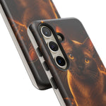 Burmese Golden Sable Portrait Art Tough Phone Case