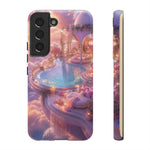 Floating Pool Deck Phone Case, Pastel Cloud 3D Render Cover