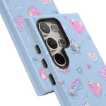 Stars Hearts 2000s Kid Metallic Art Tough Phone Case