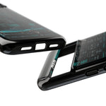 Teal S13 Silvia Phone Case, JDM Drift Infographic Spec Cover
