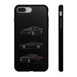 Black C5 Corvette Sports Car Phone Case Tough Multi View Print