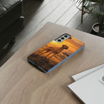 Rhodesian Ridgeback African Savanna Art Tough Phone Case