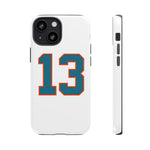 Vintage Football QB Number 13 Phone Case | Tough Cover