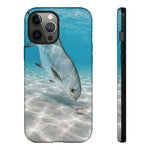 Permit Fishing Phone Case, Flats Fly Fishing Cover for Anglers
