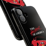 1991 Camaro Heartbeat Red Muscle Car Tough Phone Case Cover