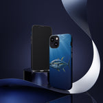 Yellowfin Tuna Phone Case, Deep Blue Water Tough Cover, Gift