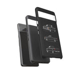 Black Silverado Classic Pickup Tough Phone Case for Chevy Truck Fans