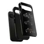 Black Silverado Classic Pickup Tough Phone Case for Chevy Truck Fans